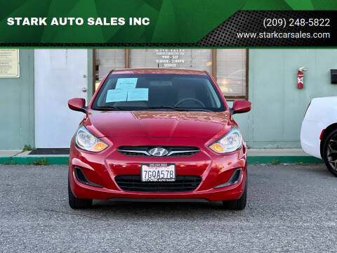 2013 Hyundai Accent for sale at STARK AUTO SALES INC in Modesto CA