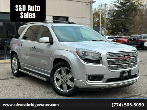 2015 GMC Acadia for sale at S&D Auto Sales in West Bridgewater MA