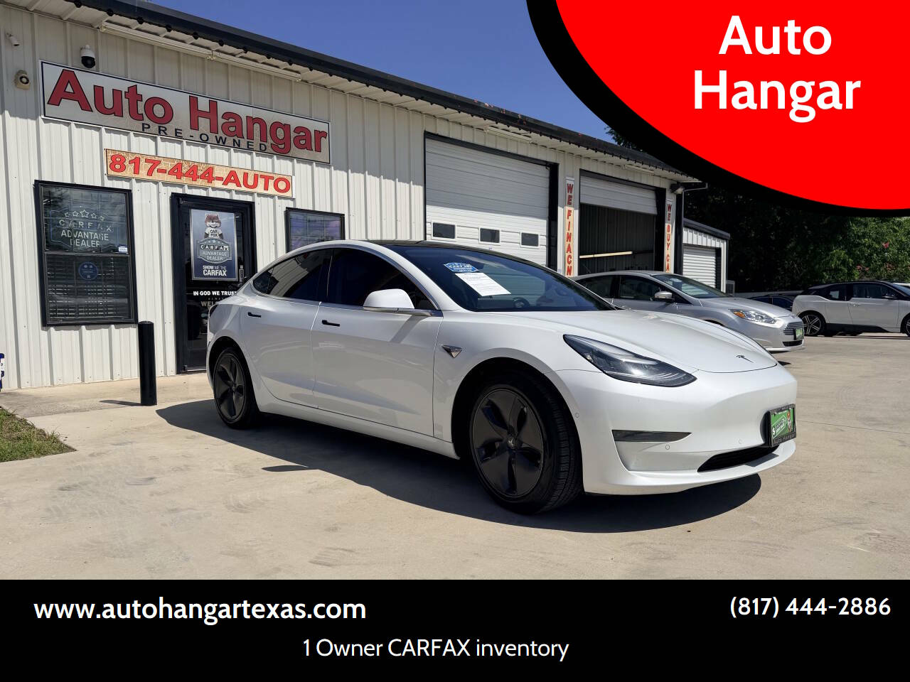 White 2020 Tesla Model 3 Standard Range Plus Standard Range Plus 4dr Sedan 1