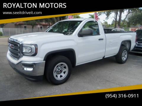 2017 GMC Sierra 1500 for sale at ROYALTON MOTORS in Plantation FL