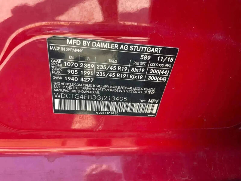 2016 Mercedes-Benz GLA GLA 250