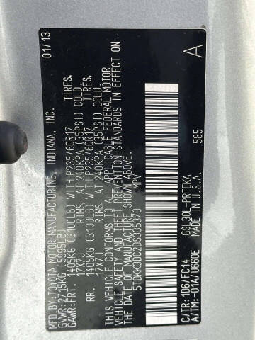 2013 Toyota Sienna LE 8-Passenger