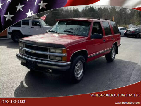1995 Chevrolet Tahoe for sale at WINEGARDNER AUTOMOTIVE LLC in New Lexington OH