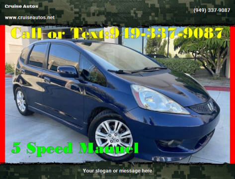 2011 Honda Fit for sale at Cruise Autos in Corona CA