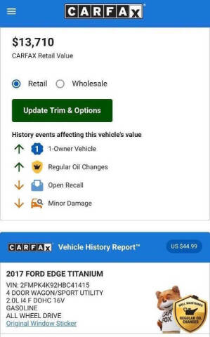 2017 Ford Edge Titanium