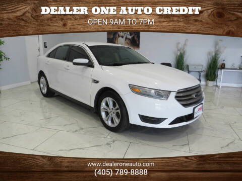 2014 Ford Taurus for sale at Dealer One Auto Credit in Oklahoma City OK