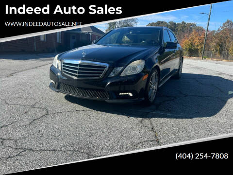 2010 Mercedes-Benz E-Class for sale at Indeed Auto Sales in Lawrenceville GA