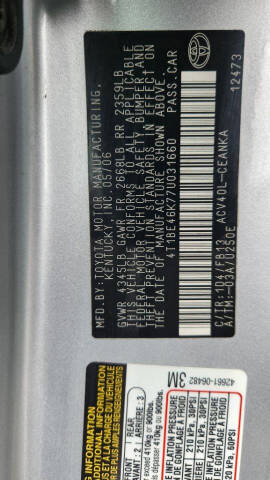 2007 Toyota Camry LE