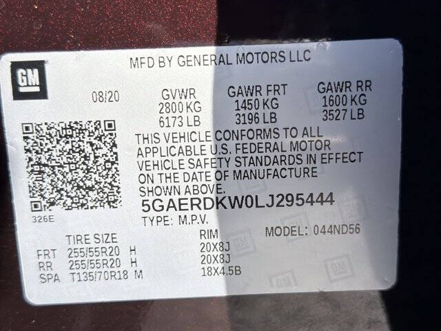 2020 Buick Enclave Avenir