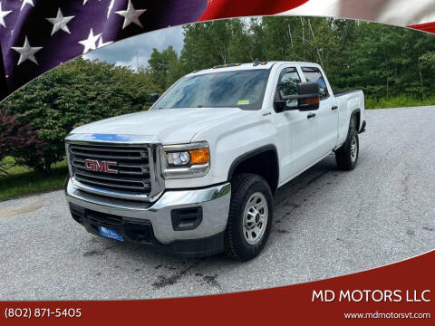 2016 GMC Sierra 2500HD for sale at MD Motors LLC in Williston VT