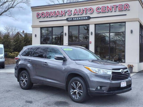 2016 Toyota Highlander for sale at DORMANS AUTO CENTER OF SEEKONK in Seekonk MA