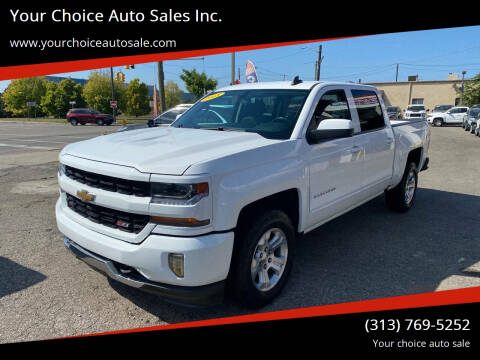 2018 Chevrolet Silverado 1500 for sale at Your Choice Auto Sales Inc. in Dearborn MI