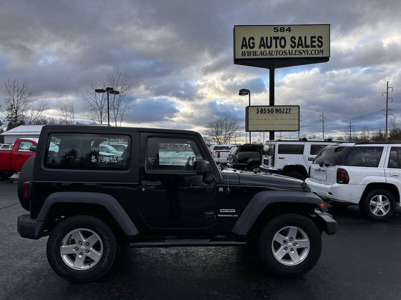 2014 Jeep Wrangler for sale at AG Auto Sales in Ontario NY