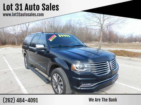2017 Lincoln Navigator L for sale at Lot 31 Auto Sales in Kenosha WI