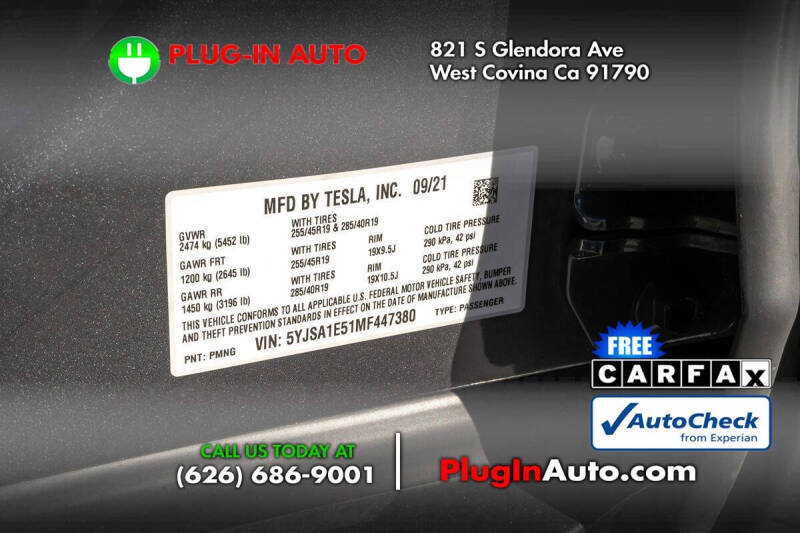 2021 Tesla Model S Long Range