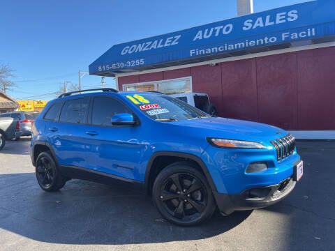2018 Jeep Cherokee for sale at Gonzalez Auto Sales in Joliet IL