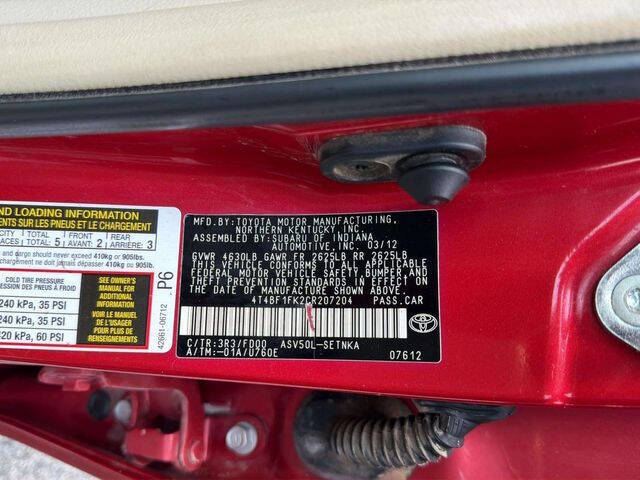 2012 Toyota Camry LE