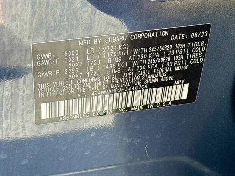 2023 Subaru Ascent Onyx Edition