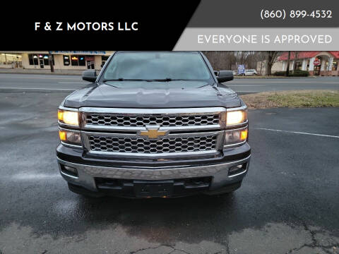 2014 Chevrolet Silverado 1500 for sale at F & Z MOTORS LLC in Vernon Rockville CT