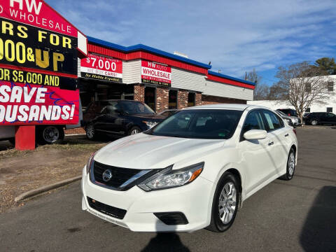 2018 Nissan Altima for sale at HW Auto Wholesale in Norfolk VA