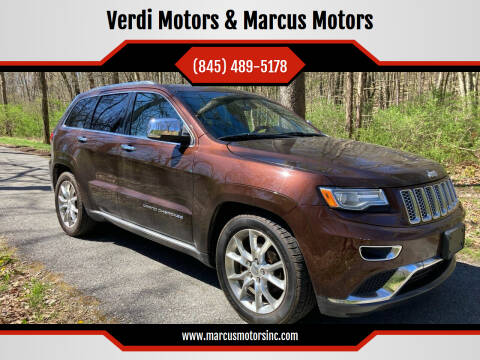 2014 Jeep Grand Cherokee for sale at Verdi Motors & Marcus Motors in Pleasant Valley NY
