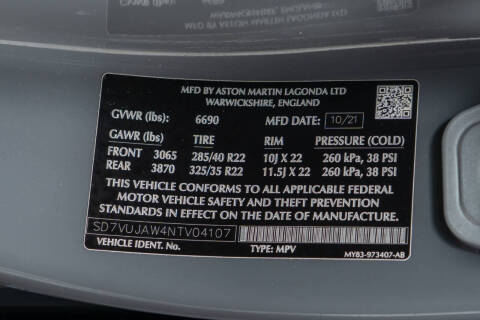 2022 Aston Martin DBX