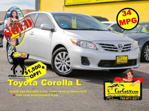 2013 Toyota Corolla for sale at The Car Company in Las Vegas NV