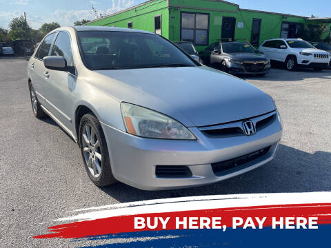 2005 Honda Accord for sale at Marvin Motors in Kissimmee FL