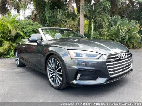 2019 Audi A5 for sale at Autohaus of Naples in Naples FL