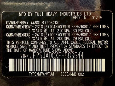 2015 Subaru Forester 2.5i Premium