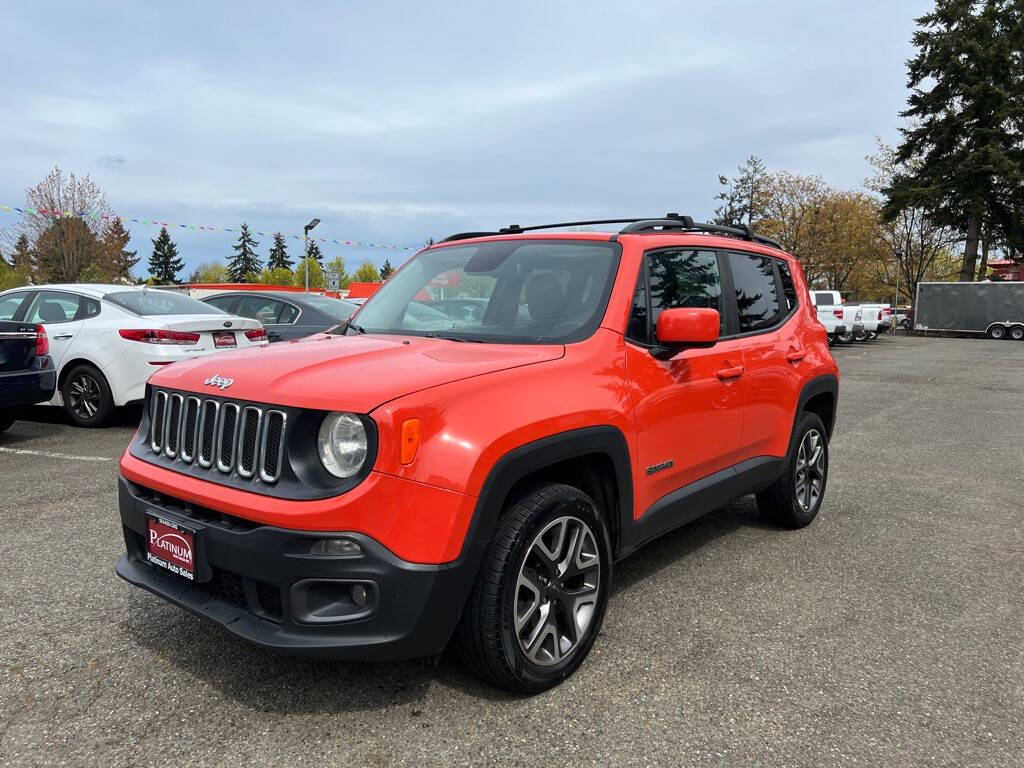 2017 Jeep Renegade for sale at PLATINUM AUTO SALES INC in Lacey, WA