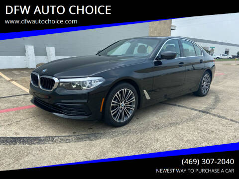 2020 BMW 5 Series for sale at DFW AUTO CHOICE in Dallas TX