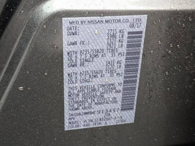 2017 Nissan Pathfinder Platinum