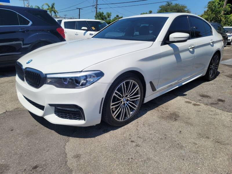 2018 BMW 5 Series for sale at Marin Auto Club Inc in Miami FL