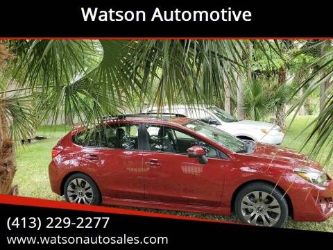 2016 Subaru Impreza for sale at Watson Automotive in Sheffield MA