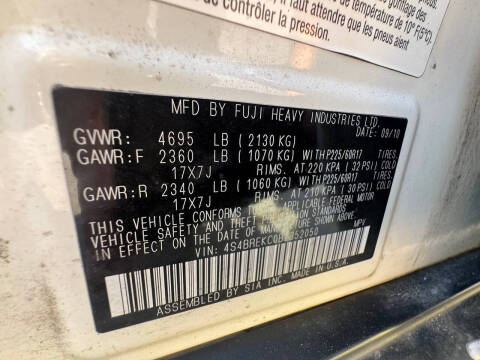 2011 Subaru Outback 3.6R Limited