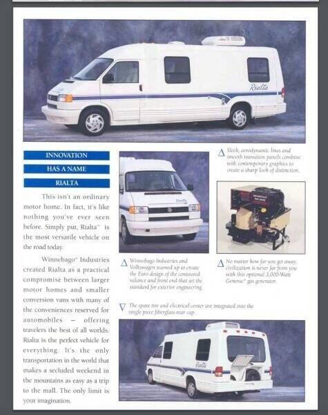 2004 Winnebago Rialta 22HD