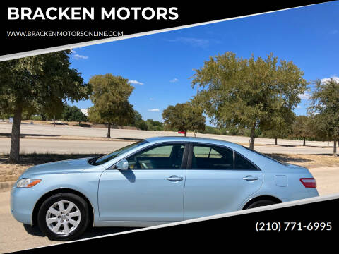 2007 Toyota Camry for sale at BRACKEN MOTORS in San Antonio TX