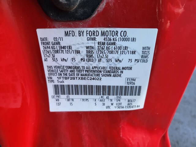 2011 Ford F-250 Super Duty XL