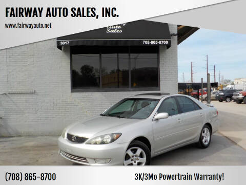 2006 Toyota Camry for sale at FAIRWAY AUTO SALES, INC. in Melrose Park IL