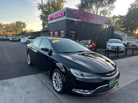 2015 Chrysler 200 for sale at Great Lakes Auto House in Midlothian IL