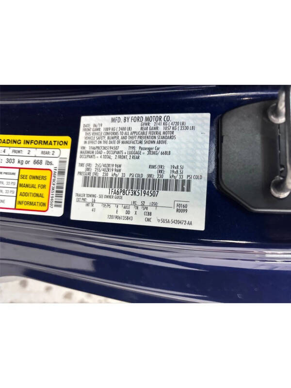 2019 Ford Mustang GT Premium