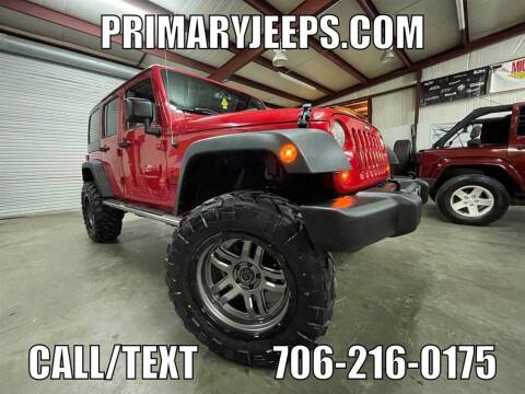 2013 Jeep Wrangler Unlimited for sale at PRIMARY AUTO GROUP Jeep Wrangler Hummer Argo Sherp in Dawsonville GA