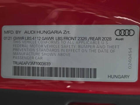 2021 Audi TT 2.0T quattro