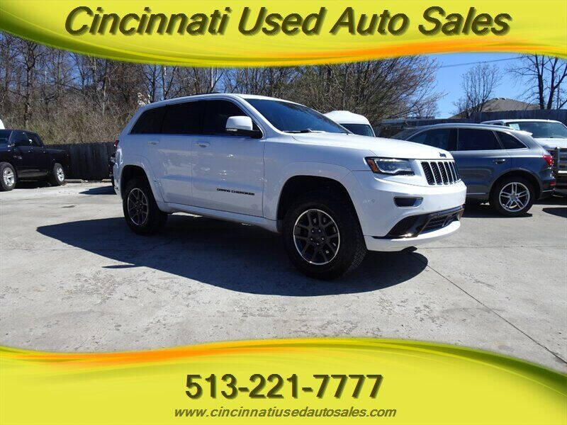 2016 Jeep Grand Cherokee for sale at Cincinnati Used Auto Sales in Cincinnati OH