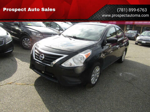 2018 Nissan Versa for sale at Prospect Auto Sales in Waltham MA