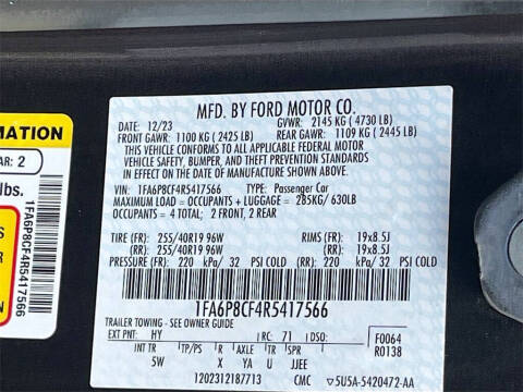 2024 Ford Mustang GT Premium