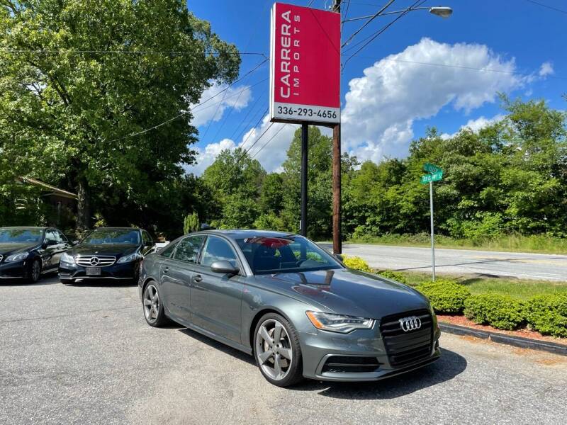 2014 Audi A6 for sale at CARRERA IMPORTS INC in Winston Salem NC