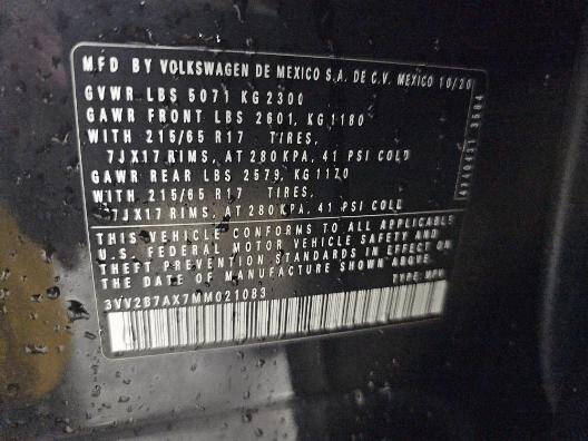 2021 Volkswagen Tiguan