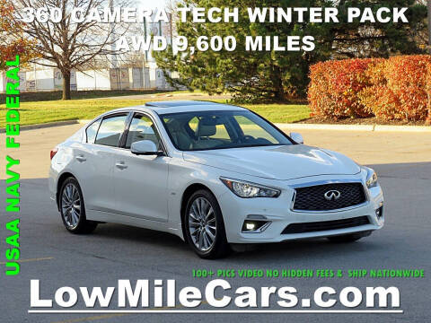 2019 Infiniti Q50 for sale at LowMileCars.com / LM CARS INC in Burr Ridge IL